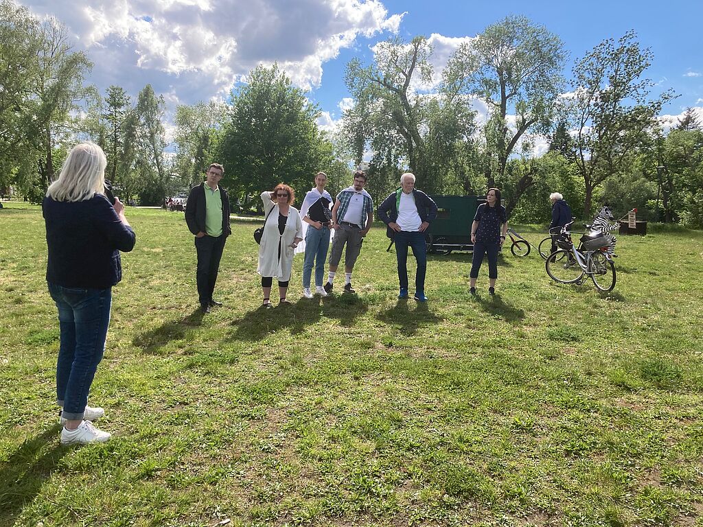 Die Gesprächsrunde mit den Vertreter:innen der SVV-Fraktionen