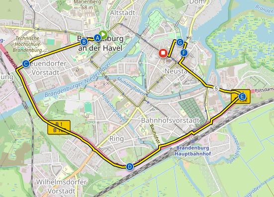 Route der Kidical Mass am 21.09.2025 Route der Kidical Mass am 21.09.2025