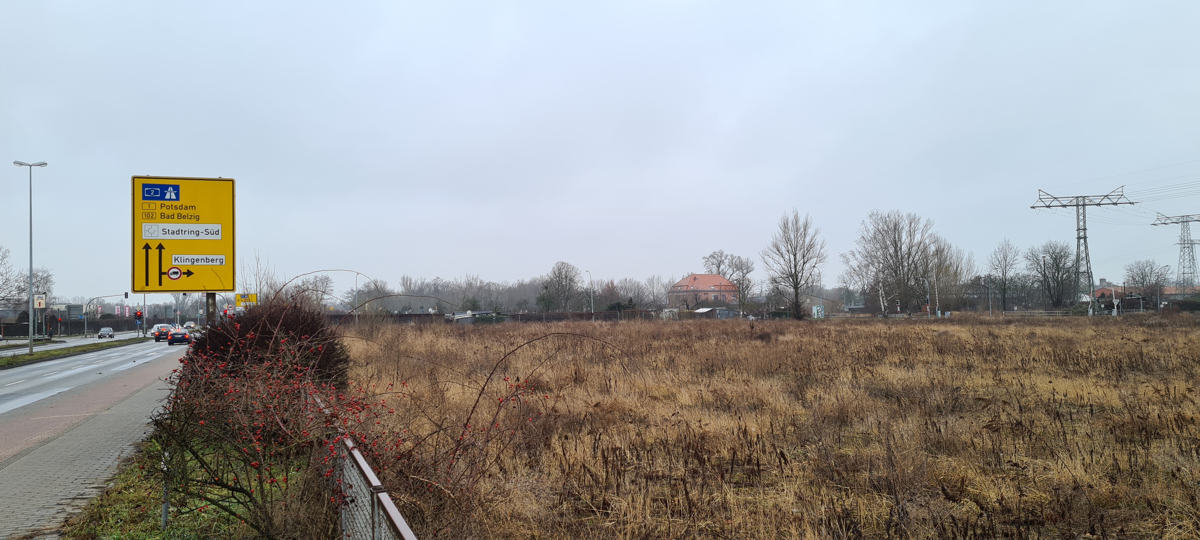 Das Gelände zwischen Zentrumsring (Zanderstraße) und Bahnhof Altstadt.