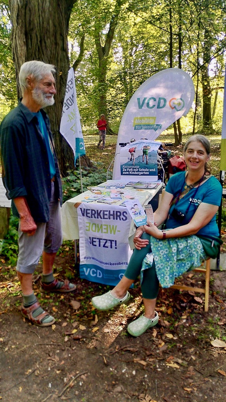 Stand vom VCD Neuruppin beim Parkfest Neuruppin am 20.09.25